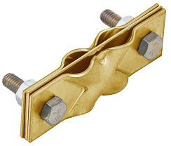 Зажим заземл. диаг. пол./прут.-пол./прут. латунь | ZGC12-40-1-16-40 | IEK