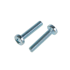 Винт DIN7985 с полукруглой головкой оцинк. М6х30 (50 шт) - коробка с ок. Tech-Kr ( 0,409 кг) | 105227 | Tech-KREP