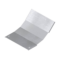 Крышка на угол вертикальный внутренний 45 град., 50х600 R600, цинк-ламельная в комплекте с крепежными элемент и соединит пластинами | LKH0566KZL | DKC