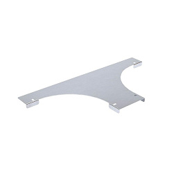 Крышка на ответвитель универсальный с основанием 50, 1,5 мм, цинк-ламель, в комплекте с крепежными элементами | SKFM050KZL | DKC