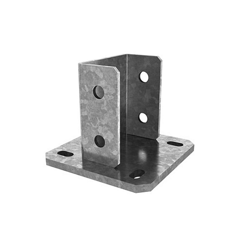 Опора №7, для СТРАТ профиля 82х41 мм, толщ. 4,0 мм, гальван. цинк, 876162 | ОП-7-4,0-ЭЦ |  Ostec