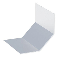 Крышка на угол 90 градусов вертикальный внутренний лестничный усиленная 100x800 мм (2 мм) EKF | kviltp90100800-2 | EKF