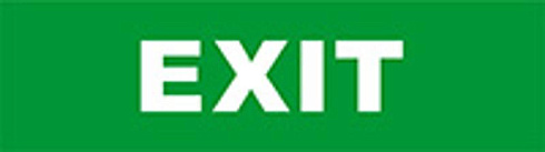 Световой оповещатель охранно-пожарный (табло) SKAT-12 EXIT | 8521 | Бастион