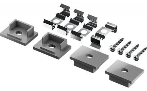 Клипса  91 945 ИМПСЛ-02 (крепежная клипса с заглушками) для ИПСЛ-02 | 91945 | INNOLUX