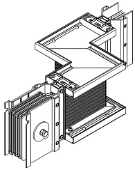 Секция Z лев. 3200А Al 3L+N+1/2PE IP55 тран. IEK | LB-3200A5-35-F-ZL | IEK