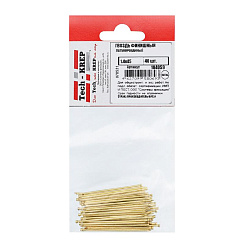 Гвоздь финишный латунированный 1,4х45 (40 шт) - пакет ( 0,028 кг) | 104059 | Tech-KREP