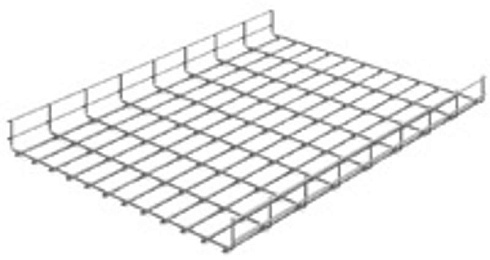 Проволочный лоток 600х60х3000, толщ. 4,0 мм, гальван. цинк, 015664 | ПЛМ-600х60х3000-4,0-ЭЦ |  Ostec