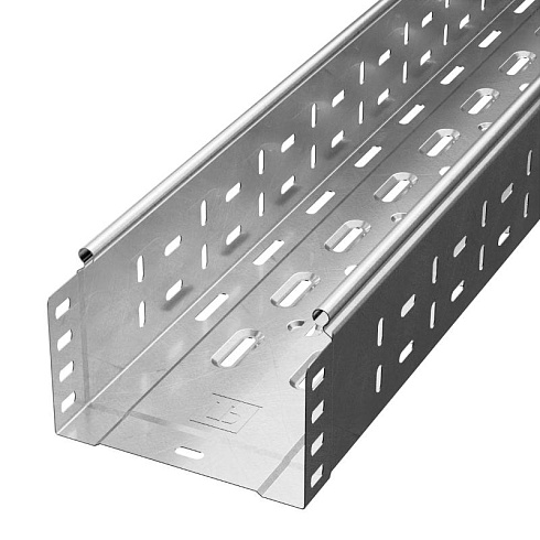 Лоток перфорированный Стандарт INOX (AISI 304) 150х100х3000 (0,8 мм) (3 м/уп) | PR16.2331 | Промрукав