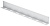 Перегородка разделительная h=35мм L2000 RAL 9016 | CLM50D-RP-035-20-9016 | IEK