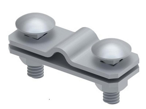 Соединитель плоского проводника и прутка продольный, гор. цинк, 391182 | МС-182-ГЦ |  Ostec