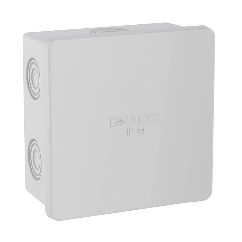 Коробка распределительная с кабельными вводами. IP44. 80х80х40мм | 53700 | DKC