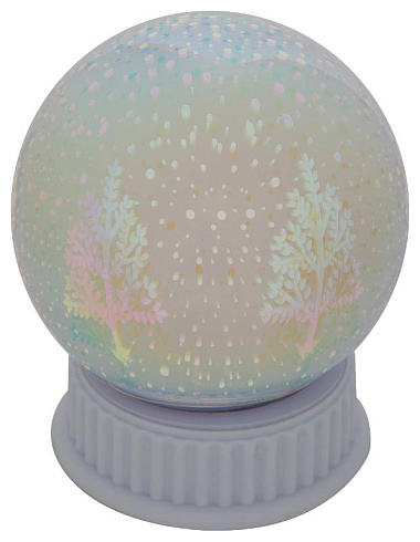 Шар с внутренней проекцией Новогодний лес  ENGDS-14   3*AAA, IP20 | Б0051950 | ЭРА