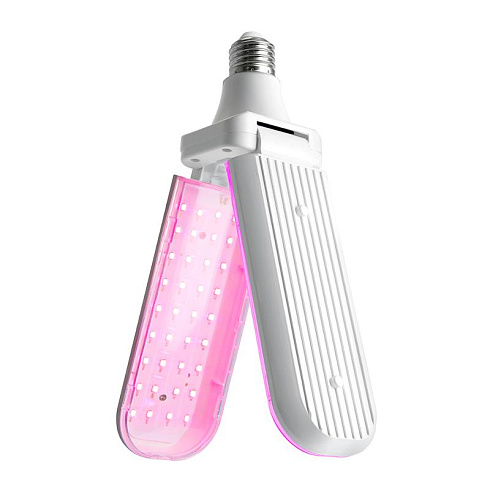 Лампа светодиодная 2-х лепестковая, (20W) 230V E27, красно-синий спектр LB-7000 | 48443 | FERON