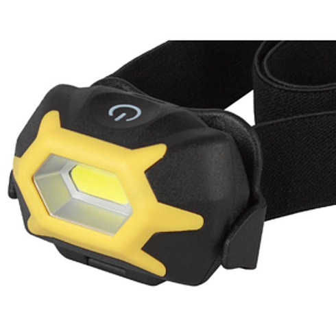 Фонарь налобный 1хLED COB 3хААА GB-701 Практик, сенсор, 3 режима | Б0027819 | ЭРА