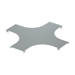 Крышка на X-ответвитель, осн.200, R=300мм, цинк-ламельная в комплекте с креп. эл. и соед. пластинами, необходимыми для монтажа | LK2003KZL | DKC