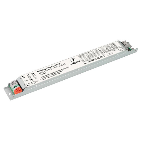 Блок питания ARJ-SP-50-PFC-1-10V-DALI2-PD (50W, 12-73V, 0.6-1.2A) (Arlight, IP20 Металл, 5 лет) | 036289 | Arlight