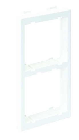 Simon Connect Адаптер вертикальный на 2 модуля K45, S-модуль, алюминий | S62-8 | Simon