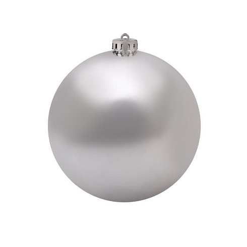 Елочная фигура «Шар» 15 см, цвет серебряный | 502-025 | NEON-NIGHT