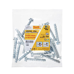 Анкер-шуруп для бетона 10x60/10 (20 шт) - пакет | 148914 | Tecfi