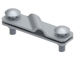 Соединитель диагональный для прутка и полосы, гор. цинк, 391181 | МС-181-ГЦ |  Ostec