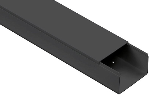 Кабель-канал 100х60 "ЭЛЕКОР" черный (8м) | EL-KK10-100-060-1-K02 | IEK