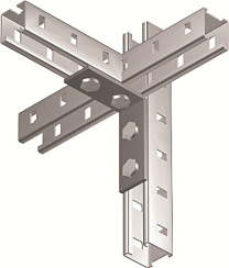 Уголок крепежный двойной. горячеоцинкованный | BMC1021HDZ | DKC
