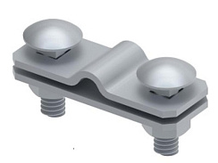 Соединитель плоского проводника и прутка продольный, гор. цинк, 391182 | МС-182-ГЦ |  Ostec