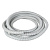 Труба гофр.ПВХ Plast с зондом d25мм (50м) белая EKF | tg-z-25-50-white | EKF