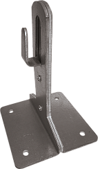 Держатель проводника круглого 6-10 мм, высота 65 мм, оцинк.|91108|Ezetek