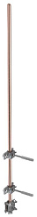 Молниеприемник с держателями L=1,5м медь IEK | ZLC27-50-015 | IEK