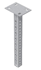 Стойка потолочная сварная устойчивая 400 мм, толщ. 2,0 мм, гальван. цинк, 051201 | СПСУ-2,0-ЭЦ |  Ostec