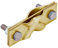 Зажим заземл. диаг. стержень-пол./прут. латунь | ZGC22-40-1-16-40 | IEK