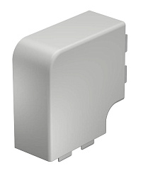 Крышка плоского угла кабельного канала WDK 60x110 мм (ПВХ,светло-серый) (WDK HF60110LGR) | 6183425 | OBO Bettermann