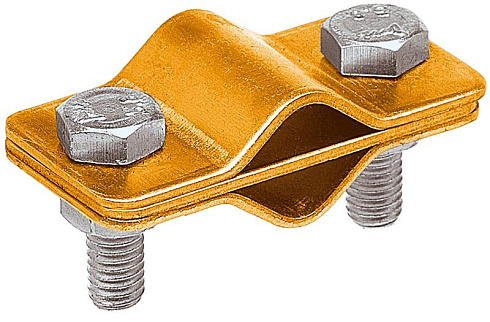 Зажим соединительный пруток — пруток параллельный, латунь|90553-2|Ezetek