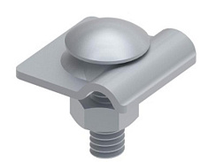 Зажим крепежный для прутка, гор. цинк, 391022 | МС-022-ГЦ |  Ostec