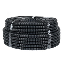Труба гофр. FRHF с зондом d25мм (75м) черная Plast EKF PROxima | FRHF-25 | EKF
