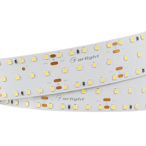 Светодиодная лента S2-2500 24V Warm 3000K 34mm (2835, 280 LED/m, LUX) (Arlight, 25 Вт/м, IP20) | 021202 | Arlight