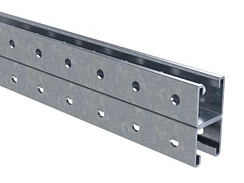 Двойной С-образный профиль 41х41, L300, толщ.2,5 мм | BPD4103 | DKC