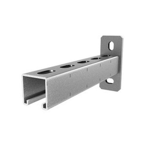 Консоль СТРАТ 41х41, база 400, толщ. 2,5 мм, гальван. цинк, 875304 | КС-41х41х400-2,5-ЭЦ |  Ostec