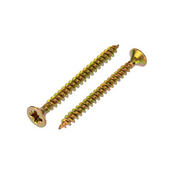 Саморез универсальный KRANZ 3.5х40, желтый цинк, короб (200 шт./уп.) |KR-01-3311-006 | Kranz