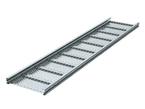 Лоток перфорированный 400х80х6000х2мм, лонжерон | USH684 | DKC