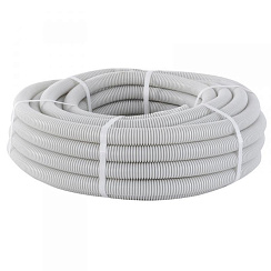 Труба гофр. ПВХ Plast с зондом d25мм (10м.) EKF PROxima |  tg-z-25-10m |  EKF