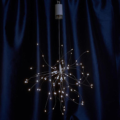 Гирлянда украшение Фейерверк 100 LED 0.3м, 5000K, батарейки 4*АА, IP20, CL595 | 41655 | FERON