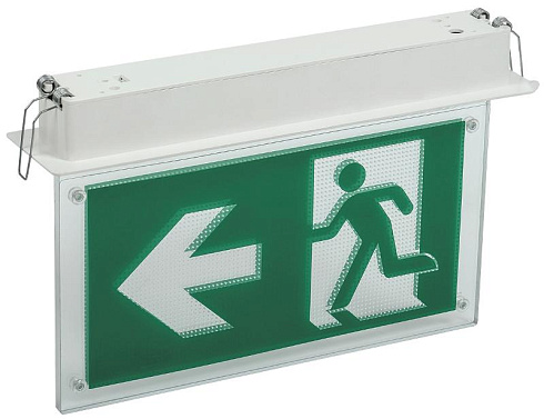 Светильник аварийного освещения светодиодный ССА3001 встраиваемый 3Вт двусторонний, сменный, БАП на 3 ч | LSSA0-3001-3-20-K03 | IEK