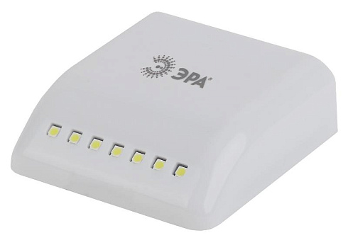 Светильник пушлайт (подсветка)  SB-404 универсальная в шкаф [7SMD LED, сенсор, 2xAAA, бл.] | Б0042658 | ЭРА