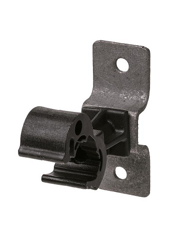 Держатель для гор. и верт. поверхностей, полим. фикс. с защелкой для прута Ø8-10 мм, выс. 45 мм  | SQ2402-3231 | TDM