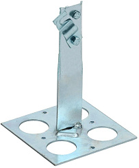 Дер. пр. кр. 6-10мм вин. пл. кр. h=150мм оц. сталь HDZ | ZDP85-14-1-16-150 | IEK