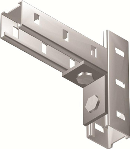 Уголок крепежный одиночный горячеоцинкованный | BMC1011HDZ | DKC