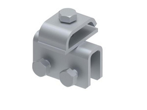 Держатель фальцевый на кровлю, гор. цинк, 394049 | МД-049-ГЦ |  Ostec