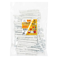 Дюбель фасад. с шурупом шест.гол. с шлицем TORX прессшайба 8x100 (35 шт) - пакет | 147648 | Tecfi